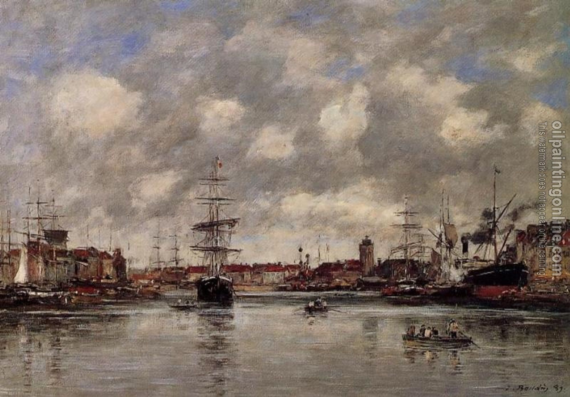 Boudin, Eugene - Dunkirk, the Hollandaise Basin